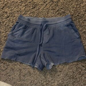 Women's Navy Aerie Blue Casual Shorts